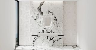 Накладная раковина Salini Sonata S-Stone 1401201MRF 120см RAL полностью